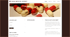 Desktop Screenshot of parasmedicalagencythane.com